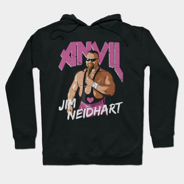 Jim The Anvil Neidhart Pop Hoodie by MunMun_Design